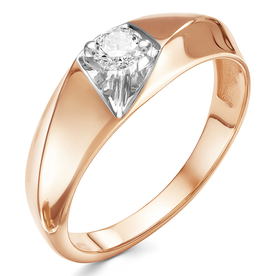 Кольцо, золото, бриллиант, 3233-110